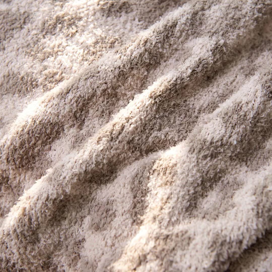 Leopard Knit Throw Blanket Soft Plush Fluffy Cheetah Print  Blanket Lightweight