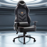 Big and Tall Gaming Chair 350lbs-Racing Style Computer Gamer Chair