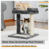 Cat Scratching Post Bed, Featuring with Soft Perch Sisal