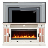 Farmhouse Entertainment Center with 42 Fireplace