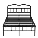 Queen Bed Frame with Headboard and Footboard, 18 Inch High, Heavy Duty Bed Frame