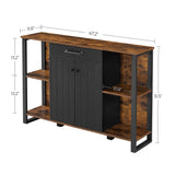 Buffet Cabinet, Kitchen Sideboard, Storage Organizer with Drawer