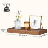 Floating Shelves, Wall Shelf Set of 2, 15.7 Inch Hanging Shelf