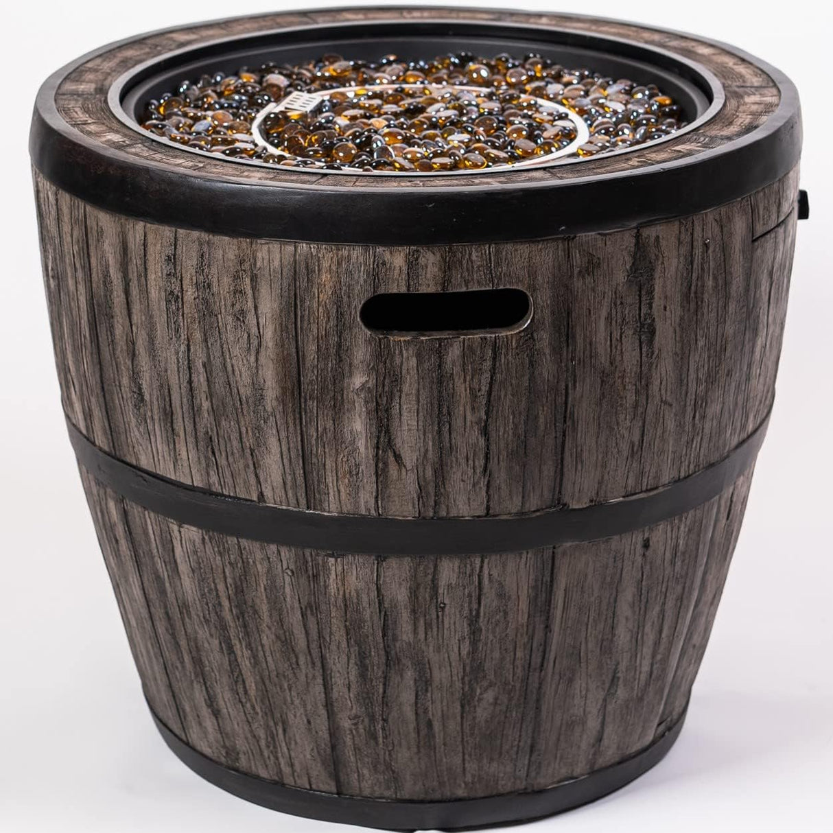 Wine Barrel Gas Fire Pit 27L X 27W X 24H