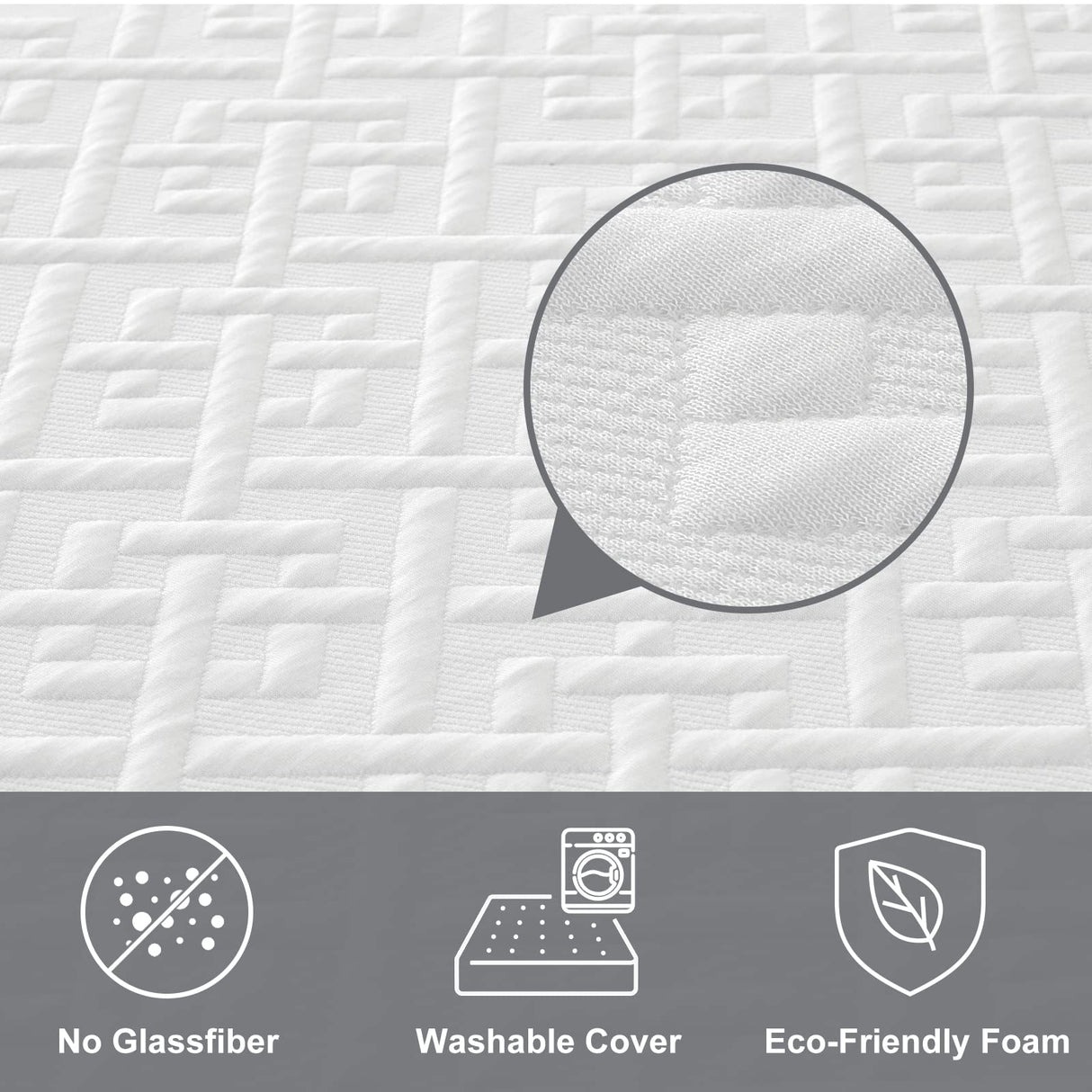 Queen Mattresses, Upgrade 10 Inch Gel Memory Foam Mattress