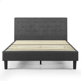 Shalini Upholstered Platform Bed Frame / Mattress Foundation / Wood Slat Support