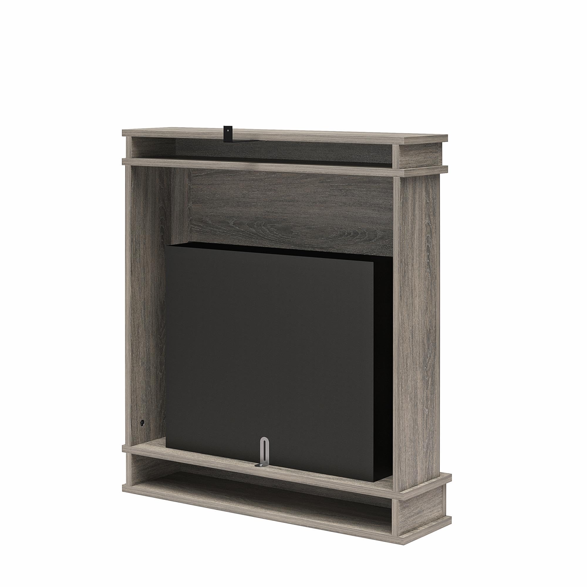 Mateo Electric Fireplace with Mantel and Touchscreen Display