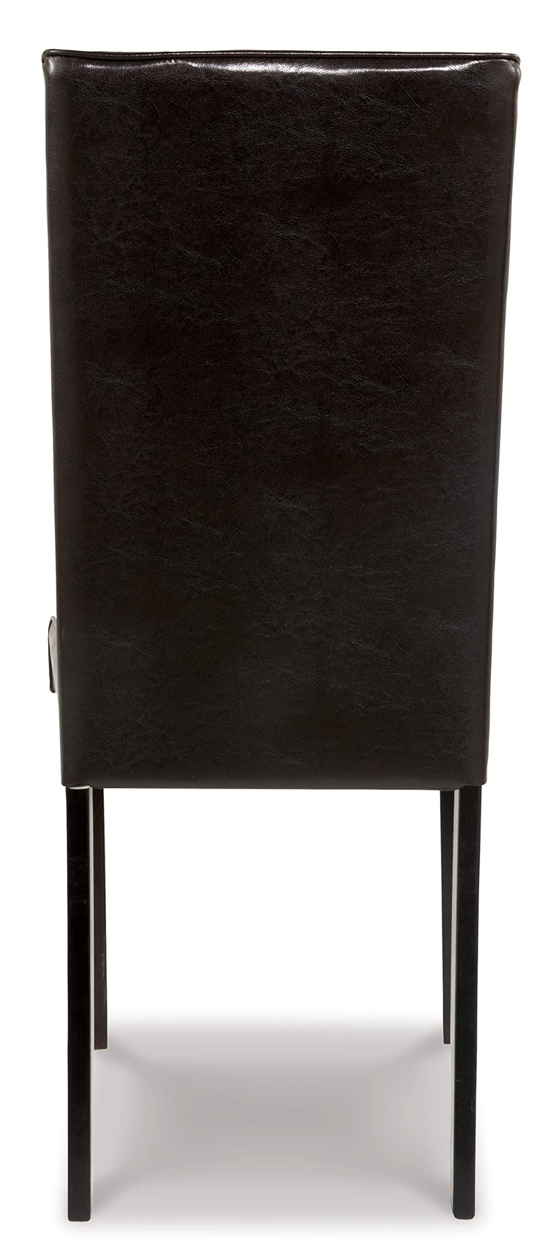 Kimonte Modern 19" Faux Leather Upholstered Armless Dining Chair