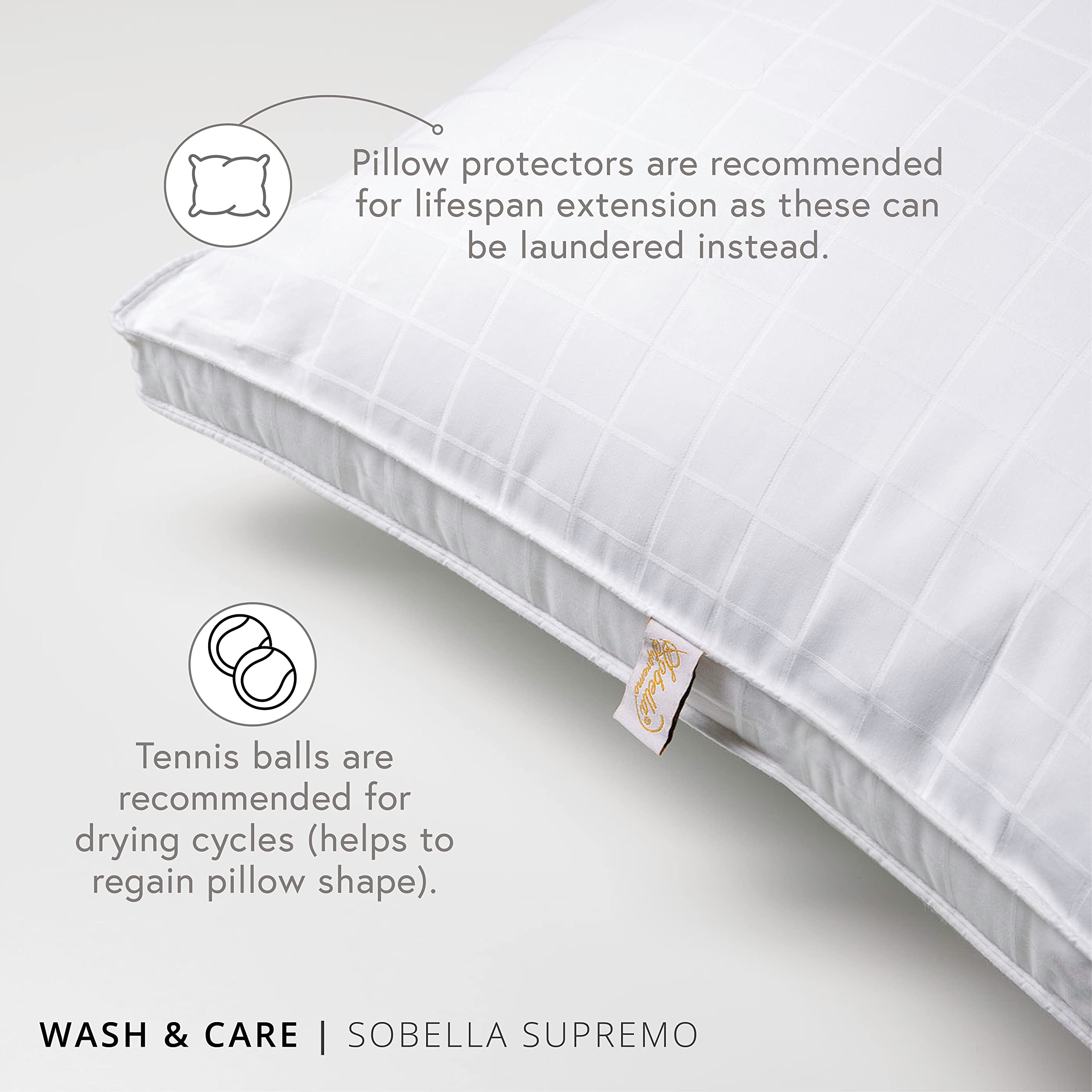 Sobella Supremo Side and Stomach Sleeper Pillow | Resort Quality