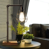 Steampunk Table lamp, Industrial Table lamp