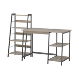 Soho Modern Home Office Desk & 4-Shelf Bookcase