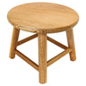 Kids Stool, Milking Stool, USA Grown Oak, Plant Stand, Solid Wood Stool