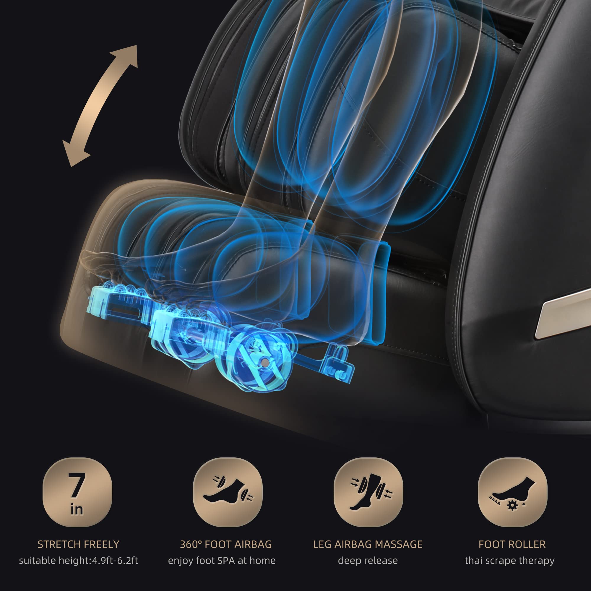 TheraTrak SL-Track 3D Full Body Massage Chair – Zero Gravity & Foot Reflexology