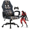 Gaming Chair PC Computer Chair Office Chair for Adult Teen Kids, Ergonomic PU Leather Gamer Chair with Lumbar Support