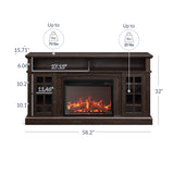 Electric Fireplace Heater  Media Entertainment Center