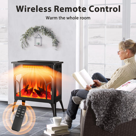 Electric Fireplace Heater Portable Electric Fireplace Stove