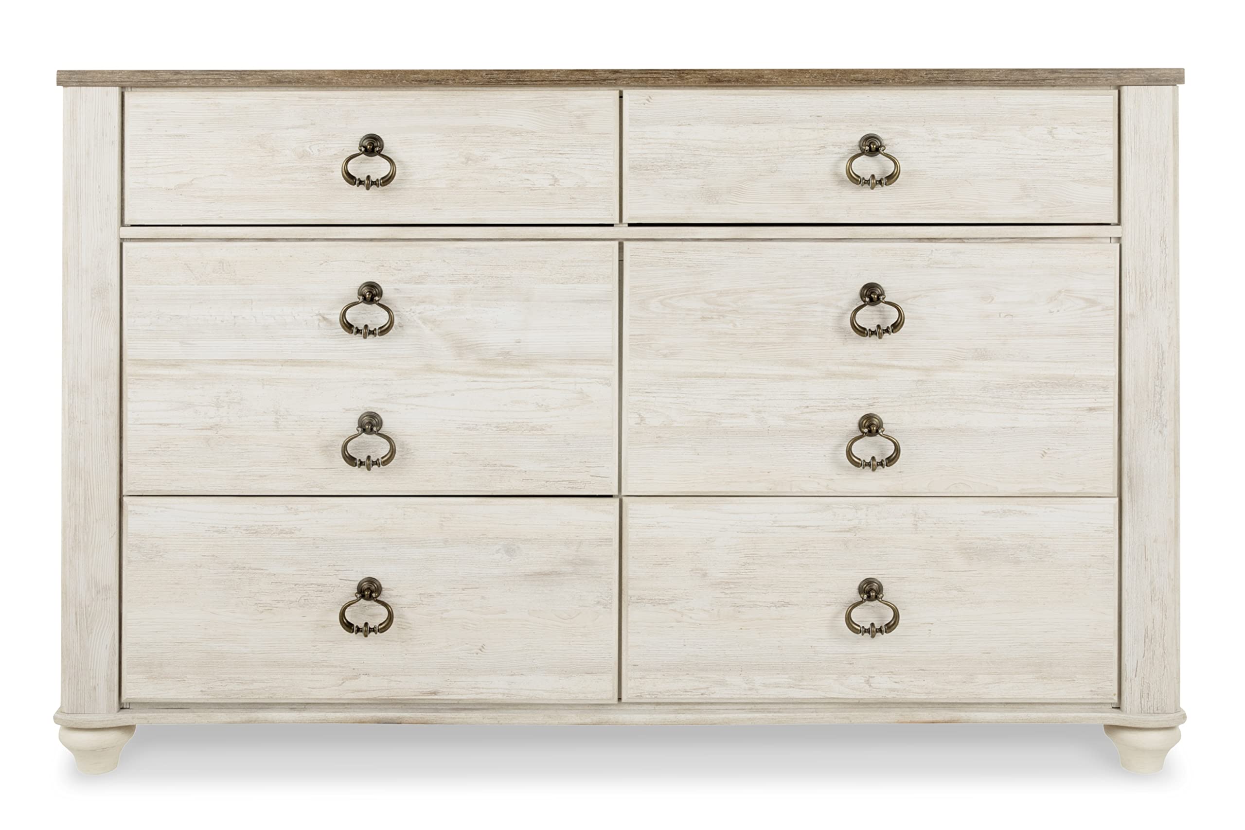 Willowton Coastal Cottage 6 Drawer Dresser
