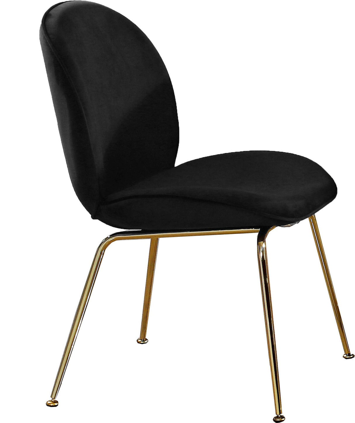 Paris Collection Modern Contemporary Velvet Upholstered Dining Chair