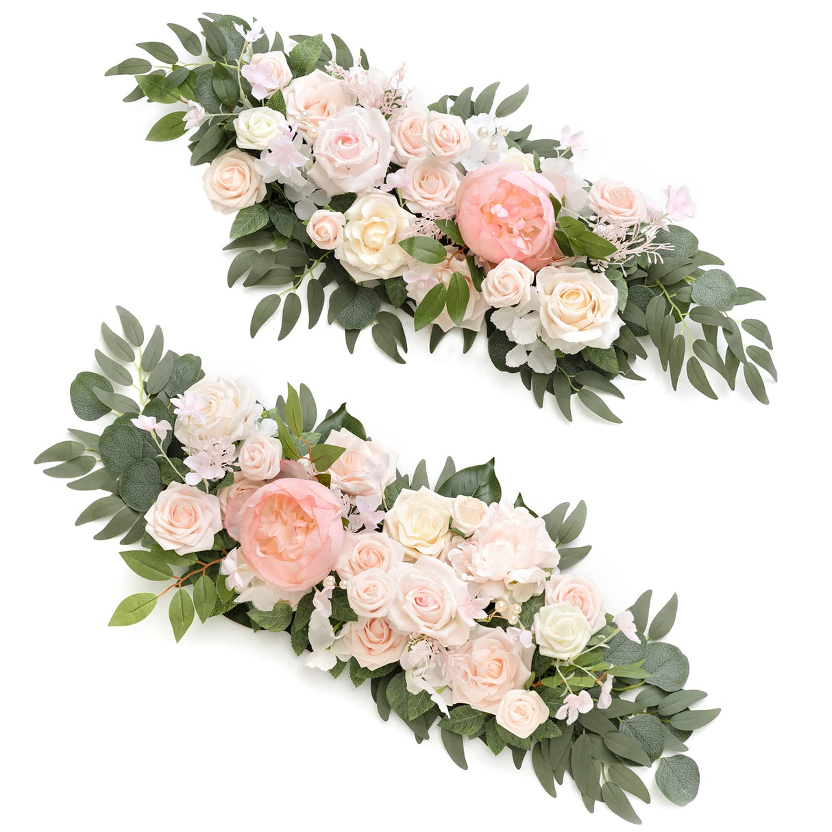 Artificial Wedding Arch Floral Arrangements 2pcs for Ceremony