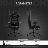 Gaming Chair Tech Fabric with Pocket Spring Cushion Ergonomic Computer Chair