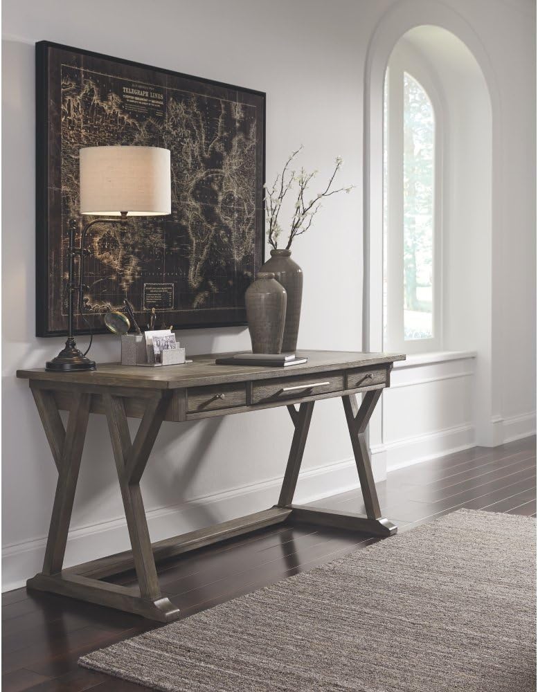 Luxenford Rustic Farmhouse 60" Home Office Desk