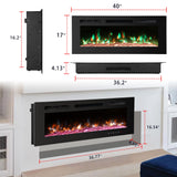 Electric Fireplace Inserts 40 inch Electric Fireplace