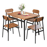 43 Inch Dining Table Set for 4