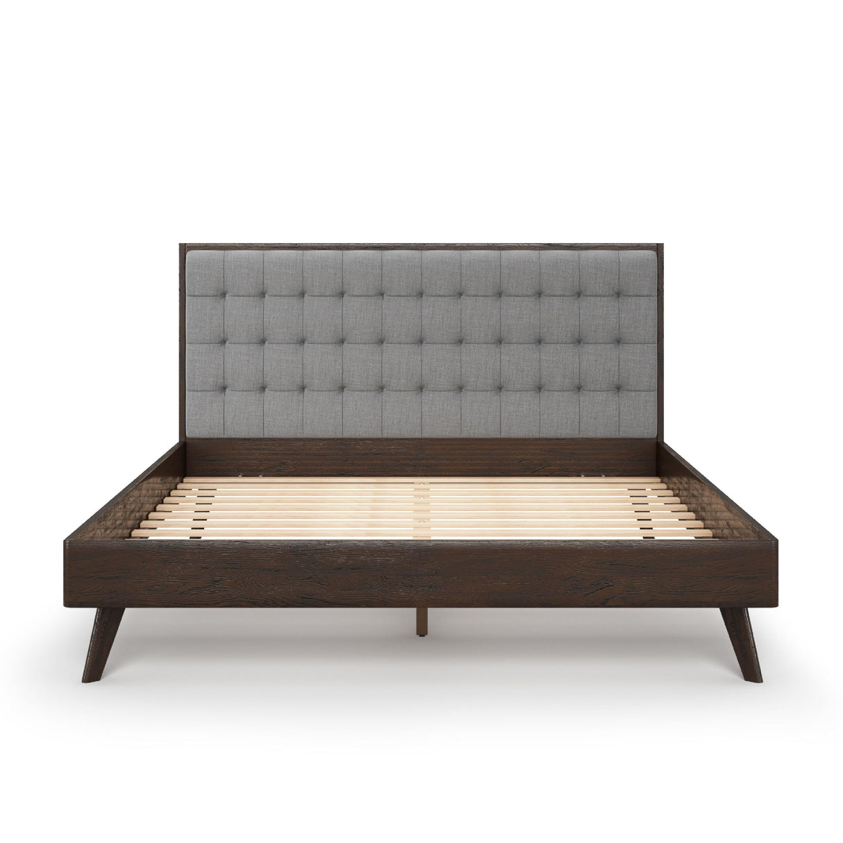 Solomon Mid Century Modern Solid Wood Queen