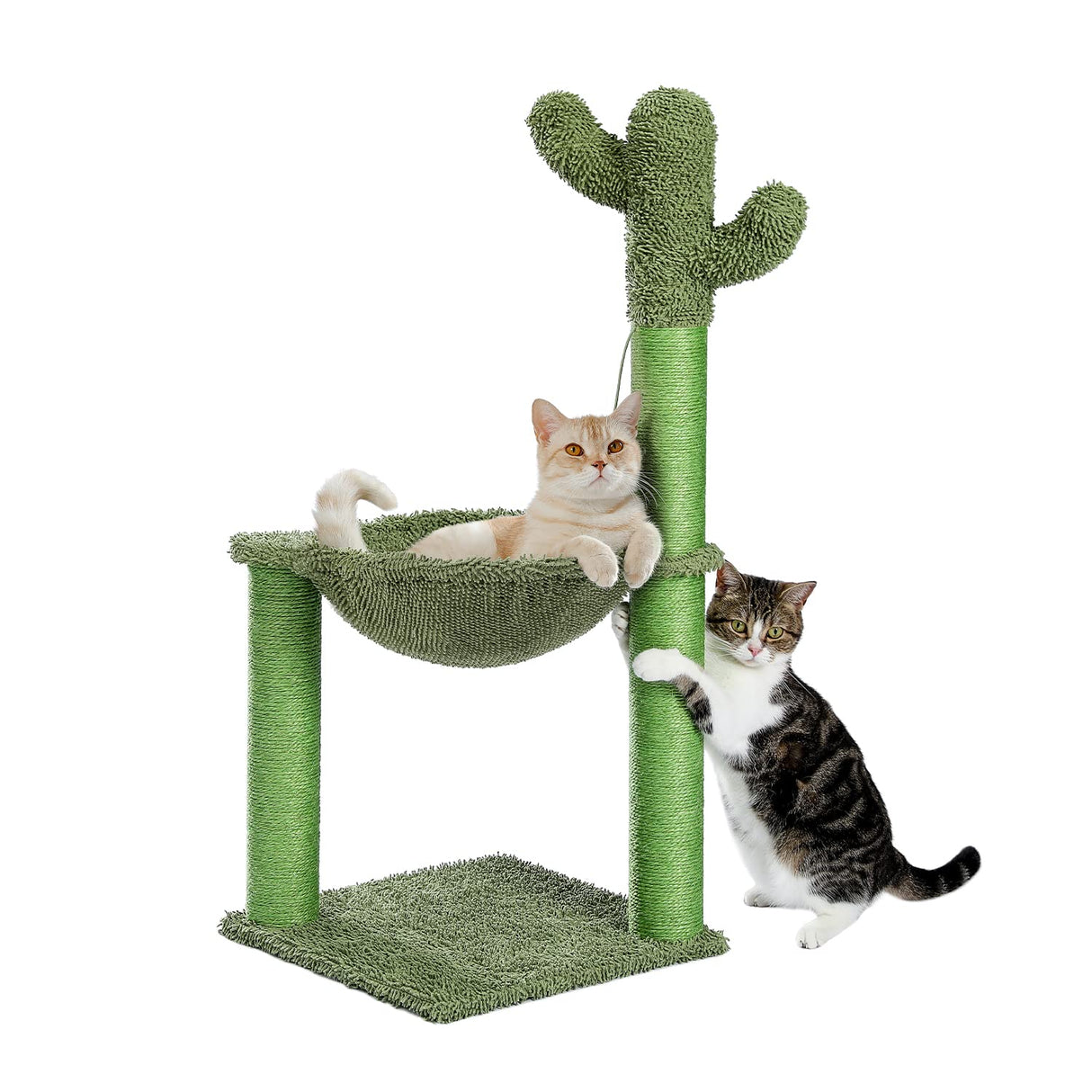 Cactus Cat Tree, 33 Inchs Cat Tower with Large Soft