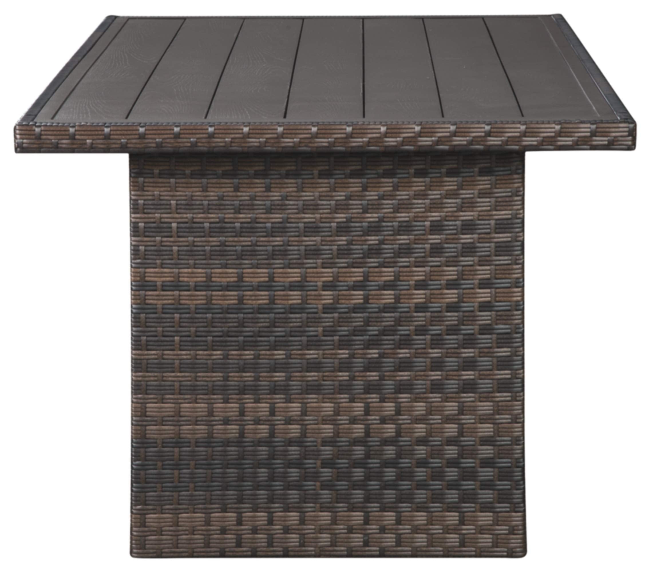 Outdoor Easy Isle Multi-Use Resin Wicker Patio Table