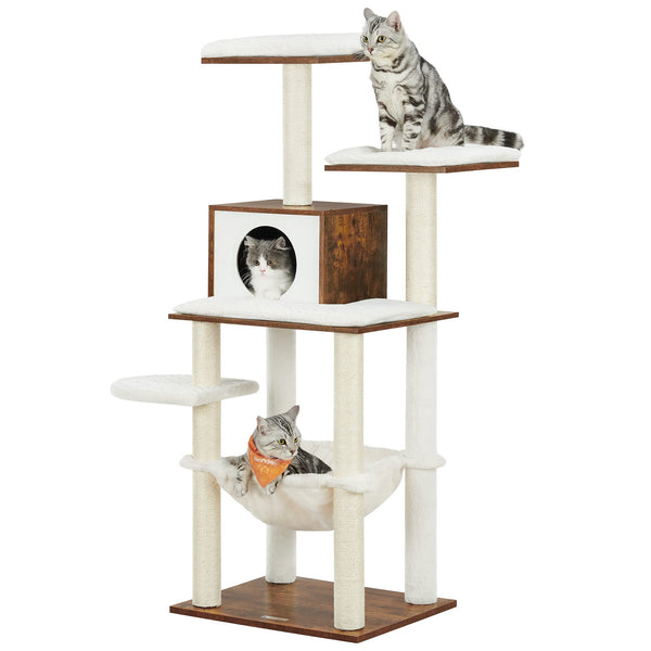 Woody Wonders Cat Tree Modern Cat Tower for Indoor Cats