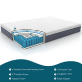 Hybrid Mattress Queen, 10 Inch Hybrid Mattress in a Box