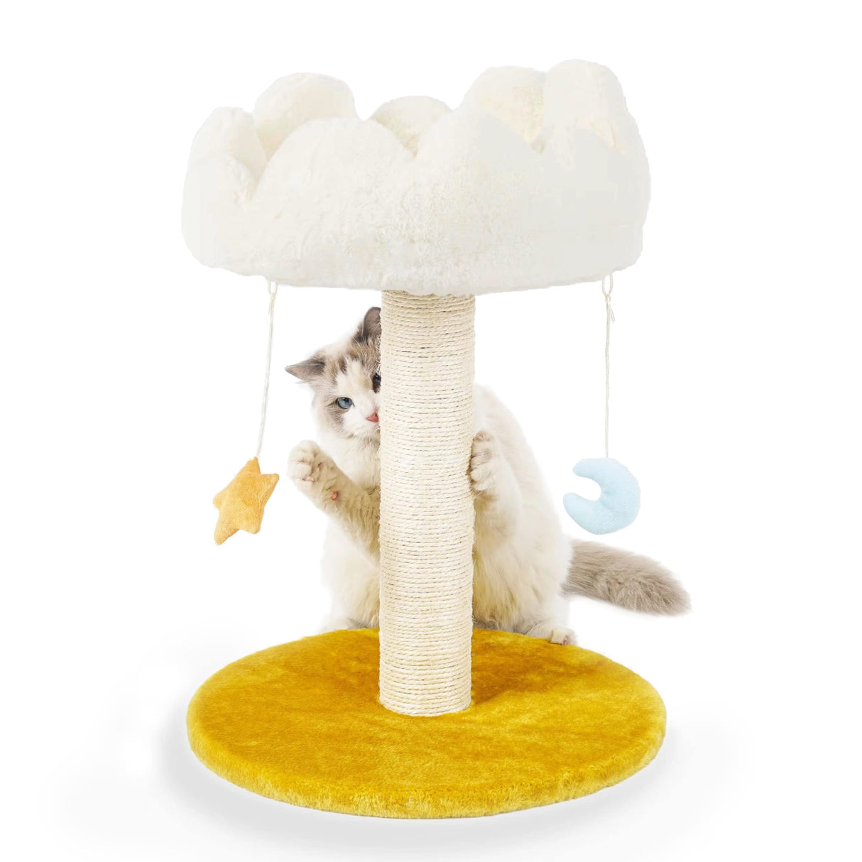 Cloud Cat Scratching Post with Bed, Cat Tree Tower