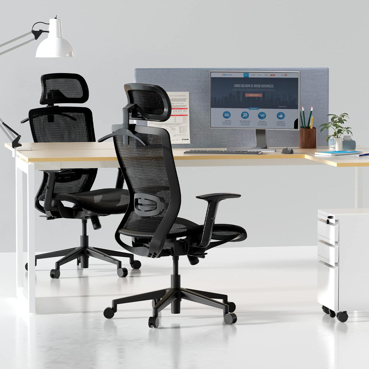 Ergonomic Office Chair High Back Mesh Swivel Computer