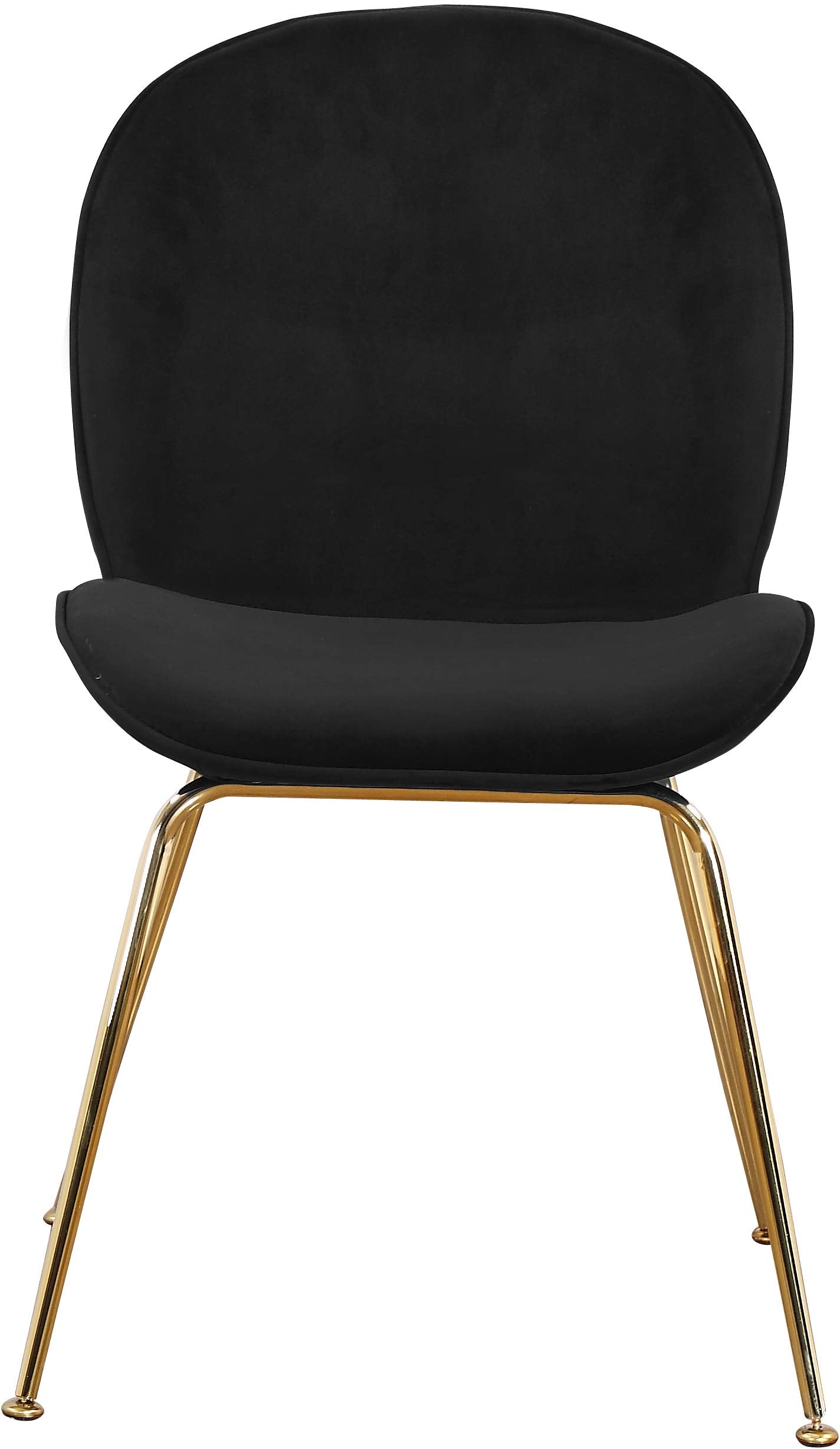 Paris Collection Modern Contemporary Velvet Upholstered Dining Chair