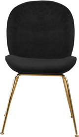 Paris Collection Modern Contemporary Velvet Upholstered Dining Chair