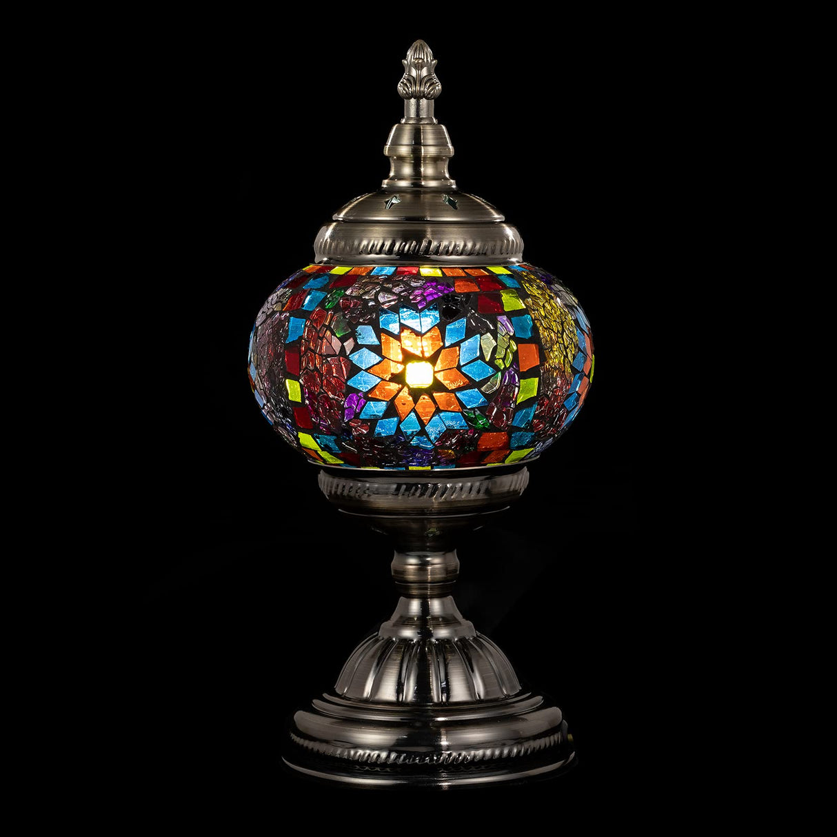 Turkish Mosaic Glass Decorative Table Lamp Moroccan Lantern