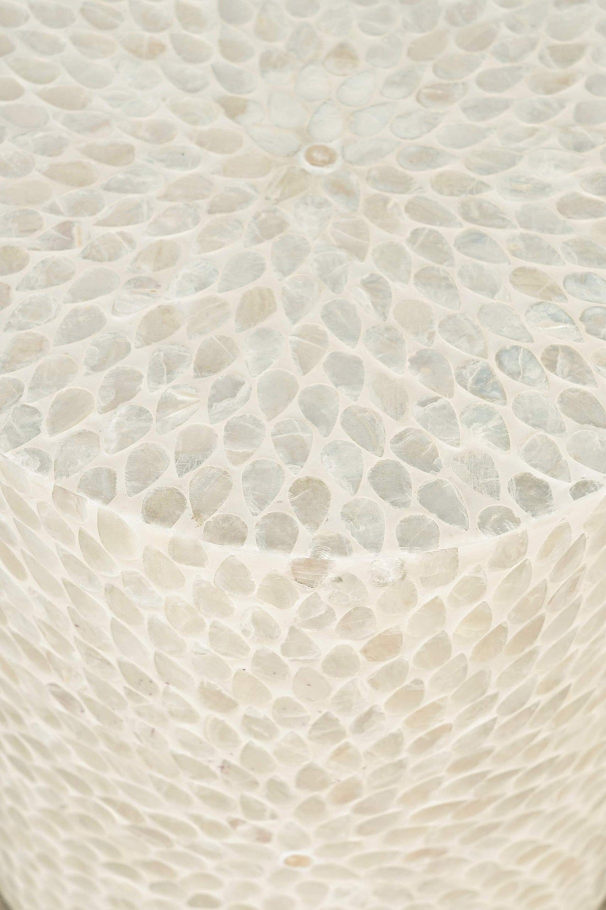 Global Archive Handcrafted Capiz Shell Terrazzo Modern Accent