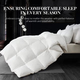 Feather Comforter King Size, , All Season White Luxury Bed Comforter