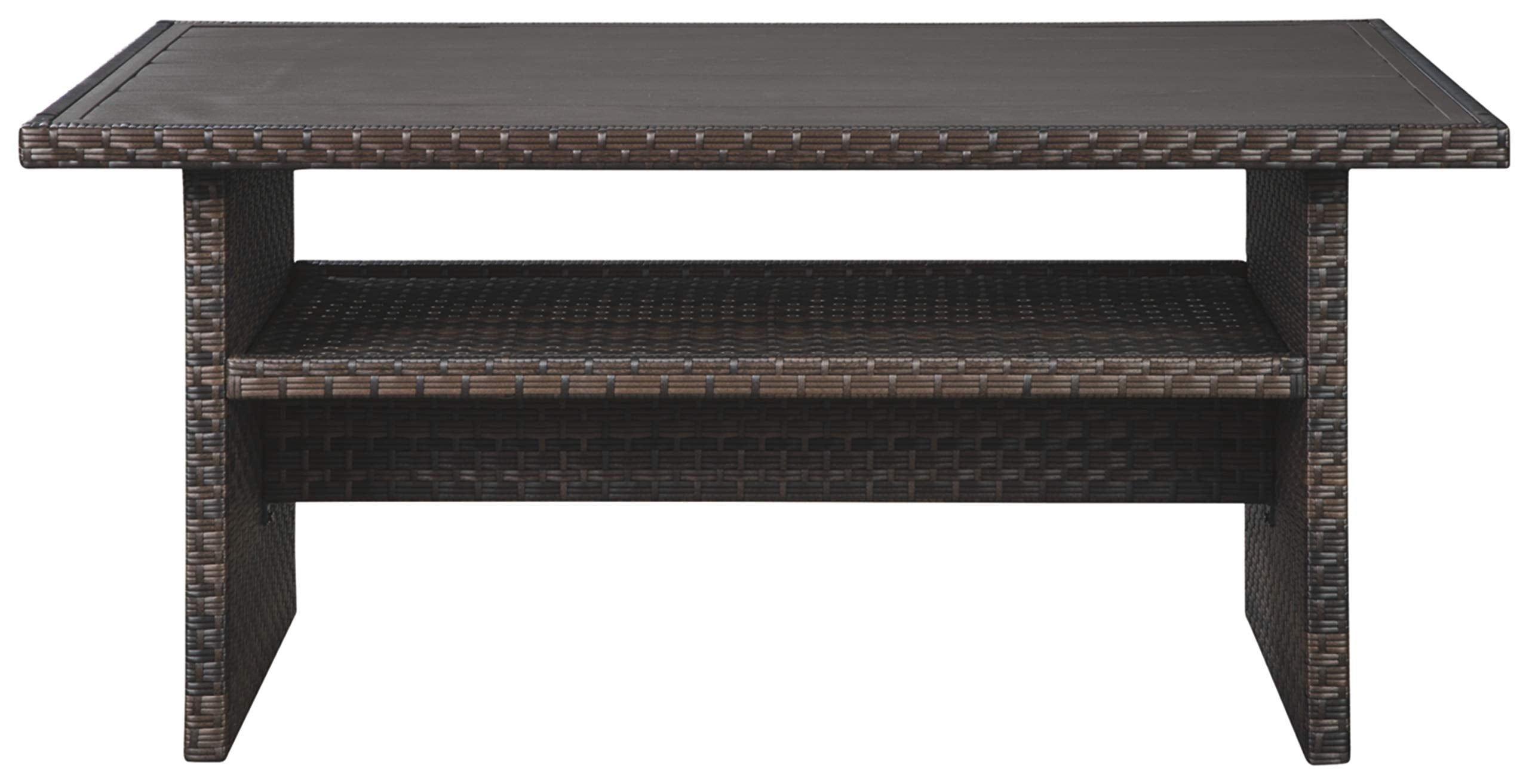 Outdoor Easy Isle Multi-Use Resin Wicker Patio Table