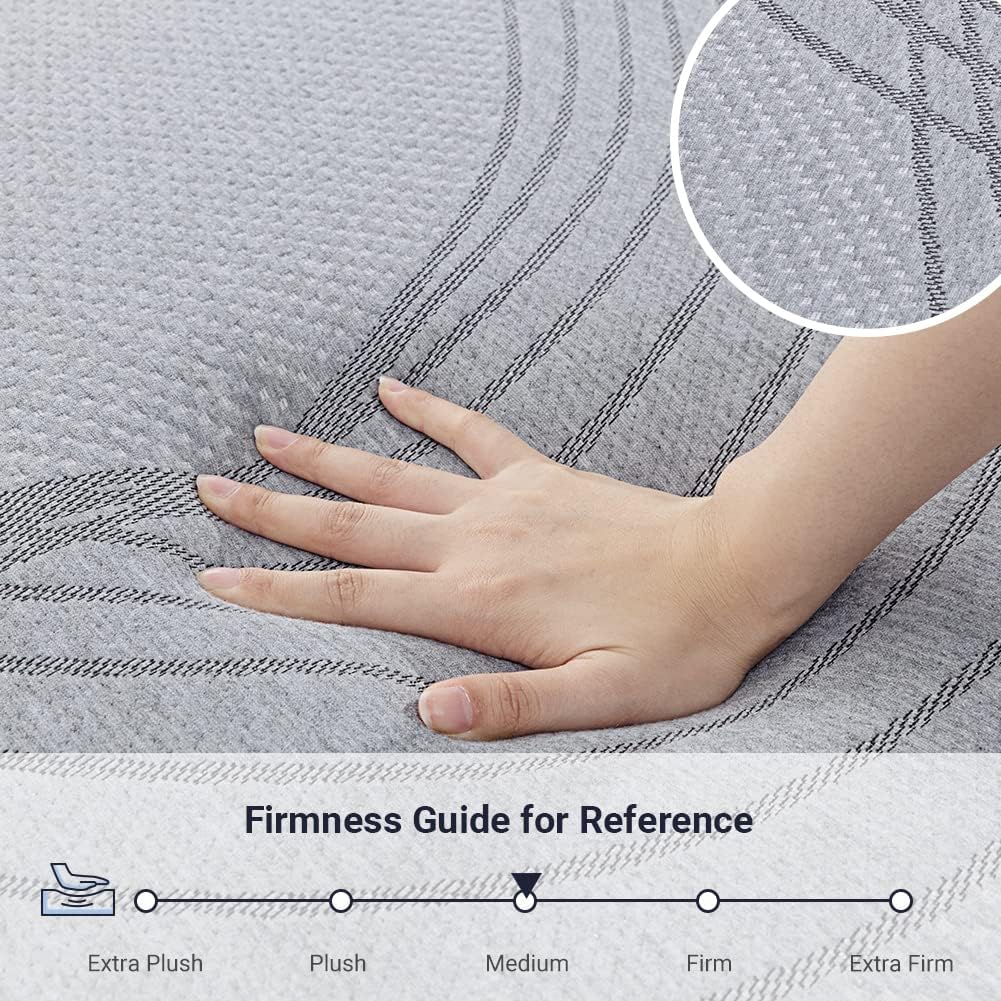 Queen Mattress, Grey Queen Memory Foam Mattress