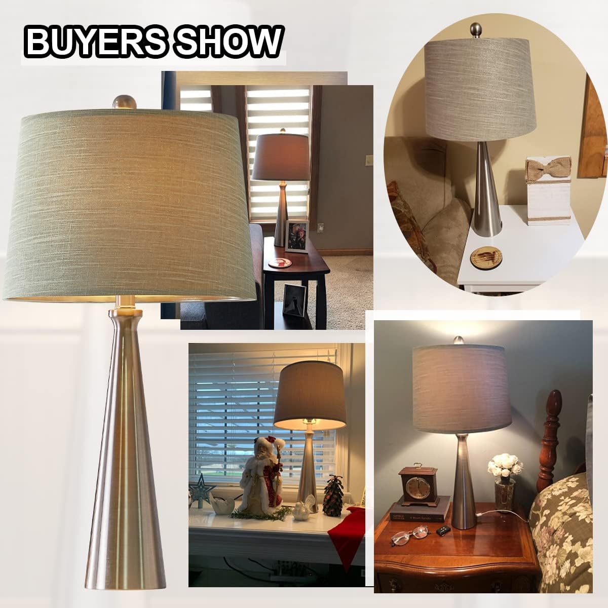 25.75" Table Lamps Set of 2 for Living Room Bedroom
