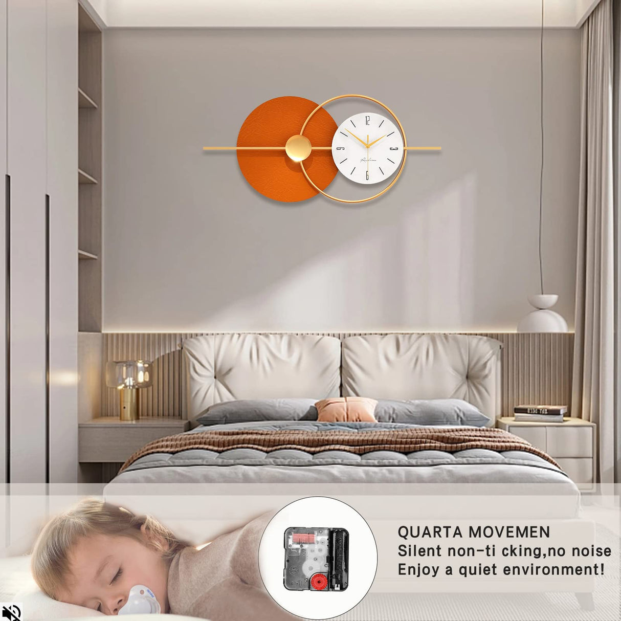 Extra Large Wall Clocks for Living Room Decor Modern