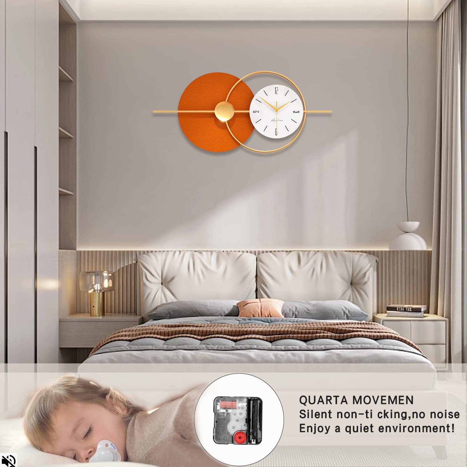 Extra Large Wall Clocks for Living Room Decor Modern