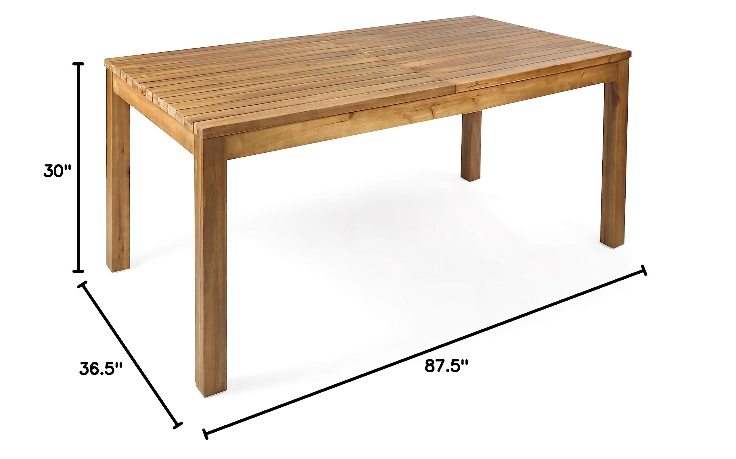Wilson Outdoor Expandable Acacia Wood Dining