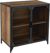 29‘’ Storage Cabinet, Storage Sideboard with Metal Mesh Door