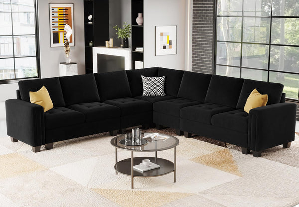 Shape Sofa Couch Oversized Convertible Sectional Sofa Couch