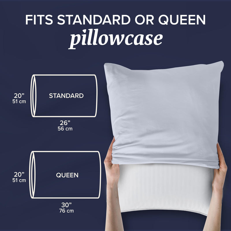 Bed Pillows Standard / Queen Size Set of 2 - Down Alternative Bedding Gel