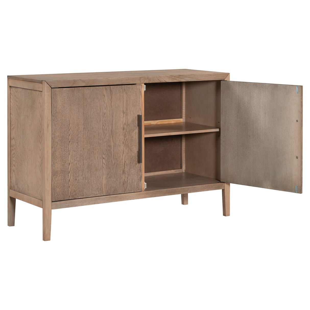 Farmhouse Modern Sideboard Table with Storage, Dining Room Buffet Cabinet