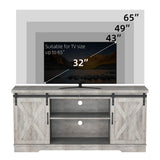 Farmhouse TV Stand for 65 inch TV, Farmhouse Entertainment Center